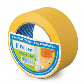 FOLSEN PVC lente 50mm x 33m dzeltena